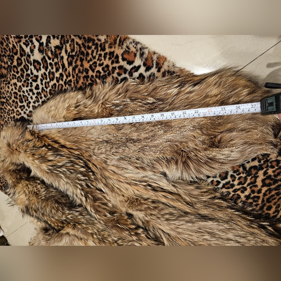 The Evans Collection Long Wolf Coat - Picture 15 of 17